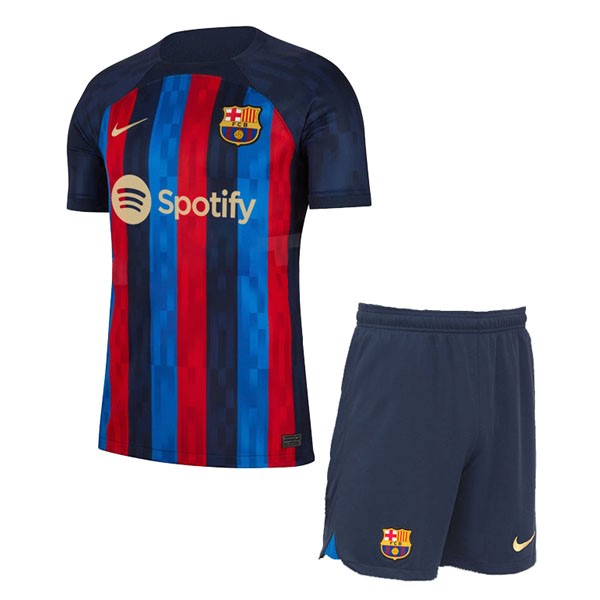 Camiseta Barcelona Replica Primera Ropa Niños 2022/23